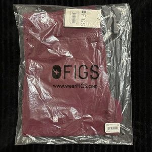FIGS BURGUNDY SCRUB BOTTOM XXSP